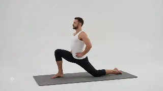 Kneeling Lunge Stretch Left