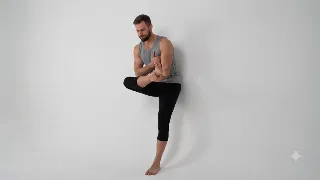 Leg Barbell Curl Left