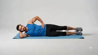 Side-Lying Leg Lift Left