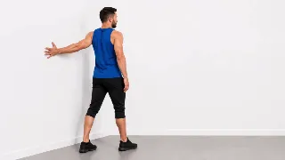 Standing Biceps Stretch Left